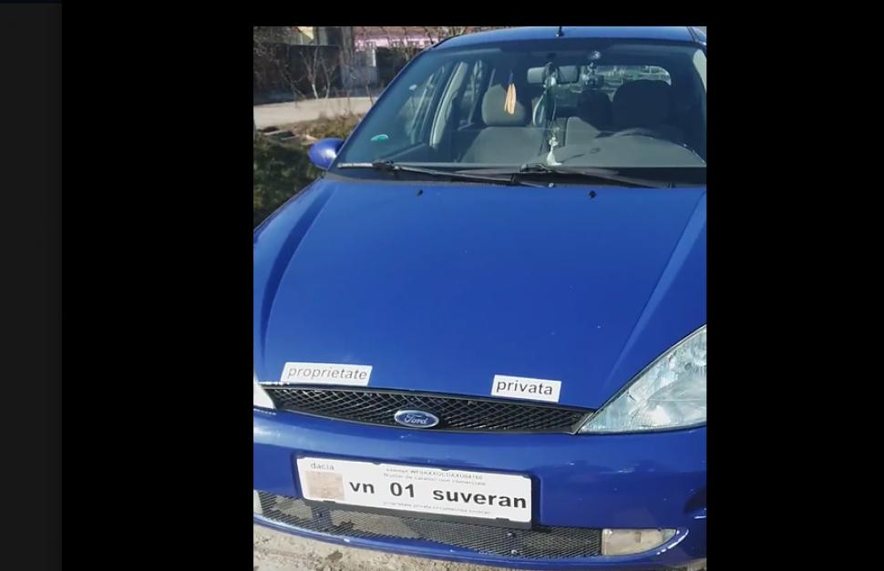 Ce a urmat după ce poliţiştii din Rovinari au oprit mașina cu plăcuțe ”VN 01 suveran“. VIDEO