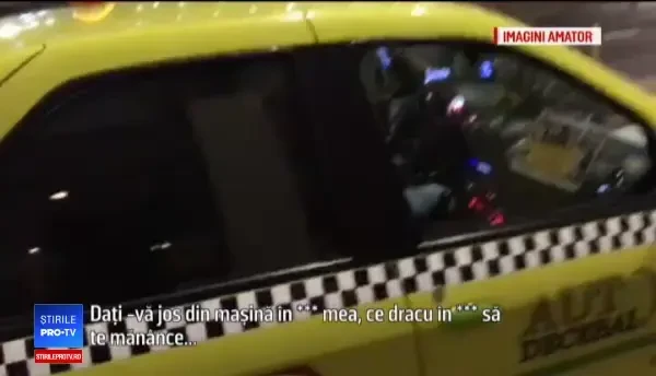 Cazul taximetristului agresiv. Reacția administratorului firmei: ”Nu a fost el la volan”