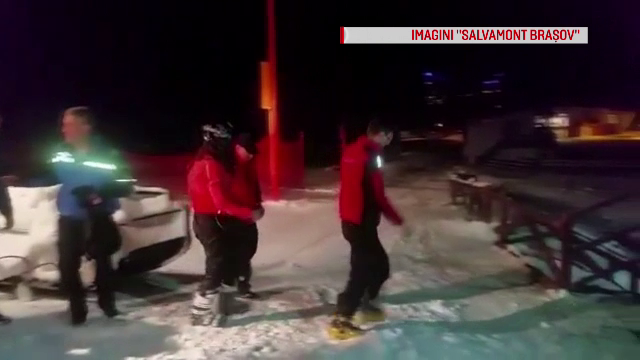 Operațiune de salvare în Poiana Brașov a unei schioare de 20 de ani, care s-a rătăcit pe munte