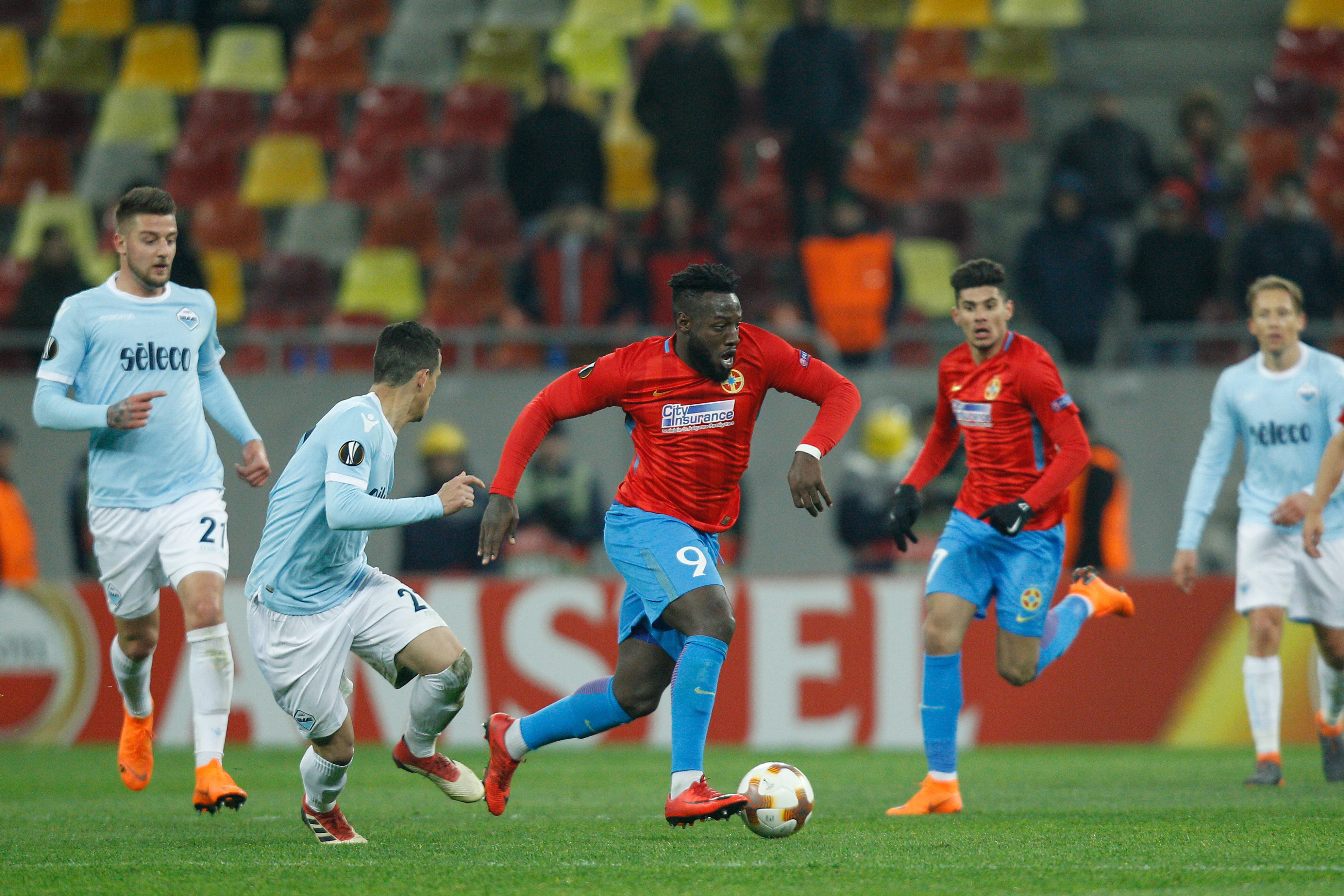 Lazio - FCSB 5-1. Echipa lui Dică, eliminată din Europa League. Hat-trick Immobile