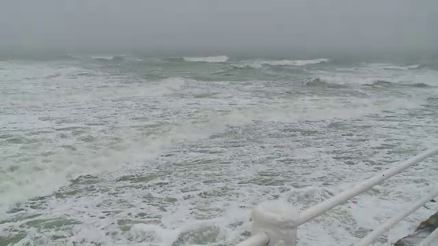 Viscol la malul mării. Toate porturile au fost închise