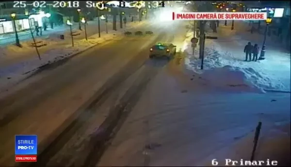 Mistreţi filmaţi în centrul oraşului Sinaia. Vânătorii au cerut aprobare să-i împuște. VIDEO