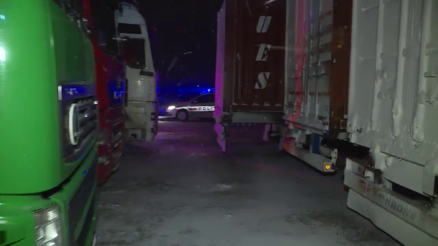 Coloană imensă la intrarea în Giurgiu. Zeci de TIR-uri au fost oprite