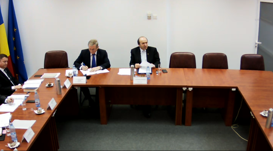 Tudorel Toader la sedinta CSM