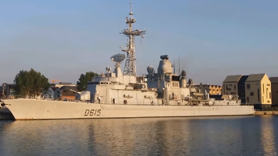 Fregata franceză "Jean Bart" face o escală în Constanța, înaintea unui exercițiu militar