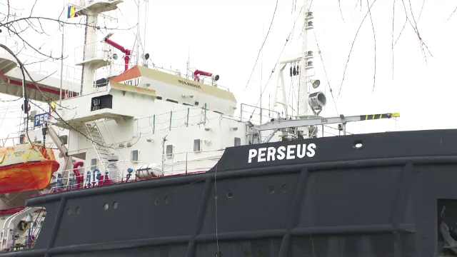 Perseus, singurul spărgător de gheaţă, are nevoie de reparații. Suma alocată de stat, prea mică