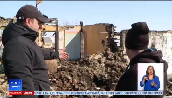 Situație disperată pentru o familie din Iași. 7 suflete, pe drumuri în urma unui incendiu