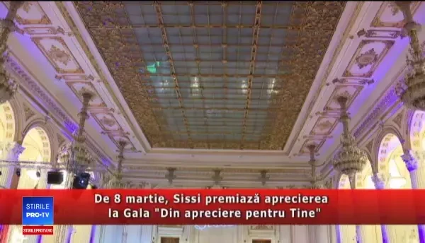 (P) Sissi a premiat aprecierea la gala Din apreciere pentru tine