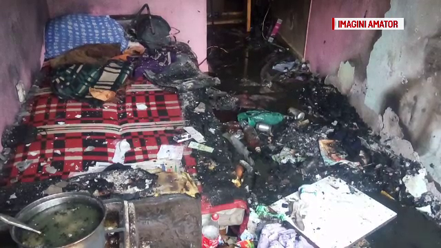 Un bărbat a suferit arsuri grave, după ce și-a salvat prietenul dintr-un incendiu