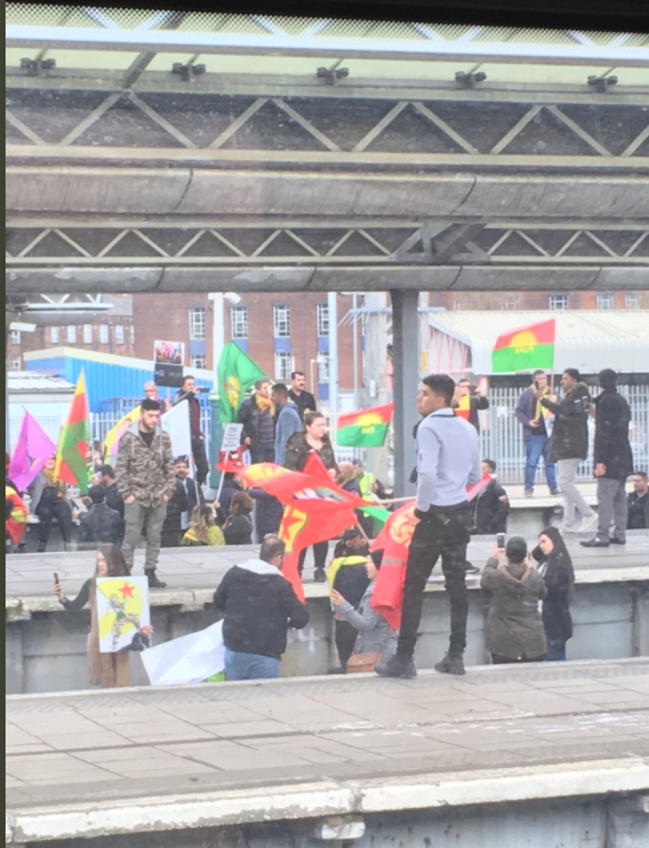 Protest gara din Marea Britanie