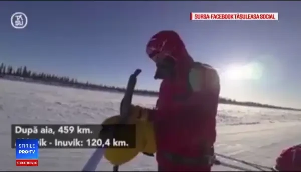 Tibi Ușeriu conduce detașat ultramaratonul de la Cercul Polar de Nord