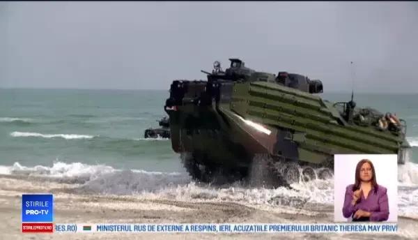 Peste 1.700 de militari participă la exercițiul Spring Storm, pe litoralul românesc