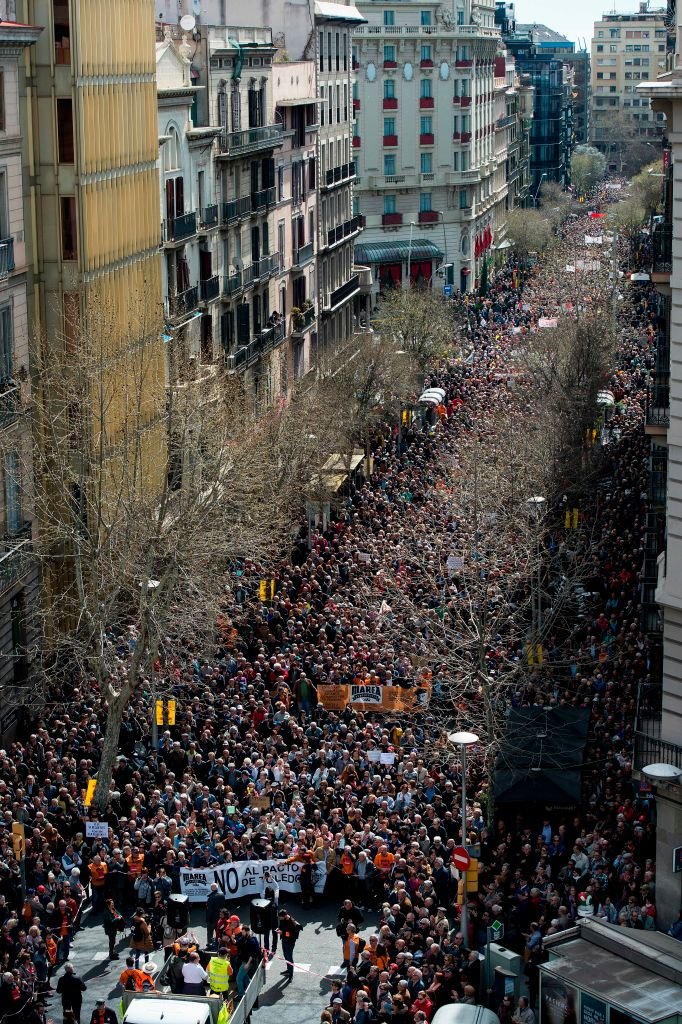 protest barcelona