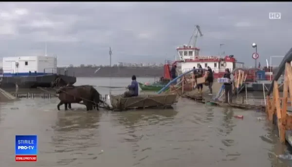 Alertă pe Dunăre. Nivelul fluviului a crescut cu aproape jumătate de metru