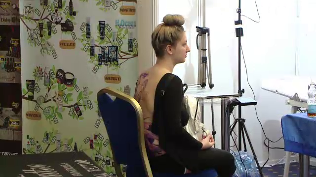 Festival al tatuajelor la Iași. Desenul pe care și l-a făcut o tânără venită din Anglia