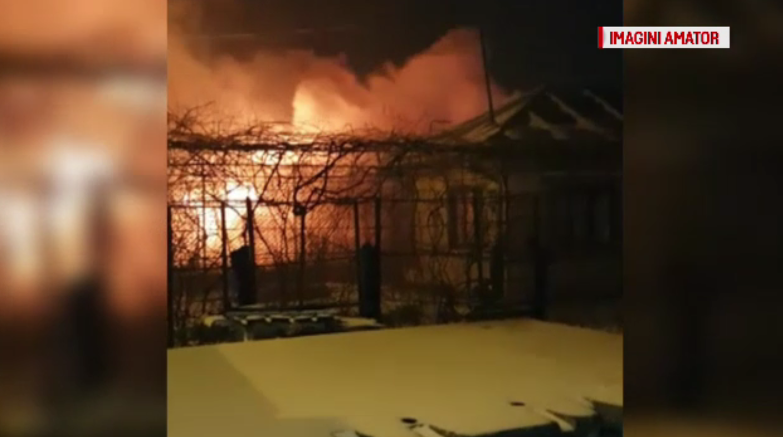 Incendiu puternic în oraşul Pantelimon. Proprietarul beat criță nici nu a realizat ce se întâmplă