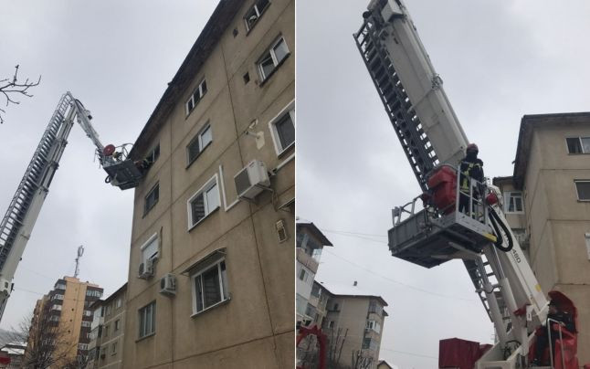Copil de un an și jumătate, rămas încuiat într-un apartament de la etajul 4