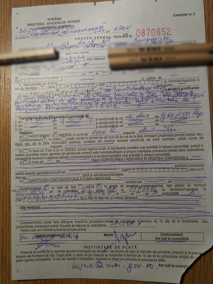 Cazul uluitor al bărbatului surdo-mut, amendat de Jandarmerie pentru că a ”scandat lozinci”