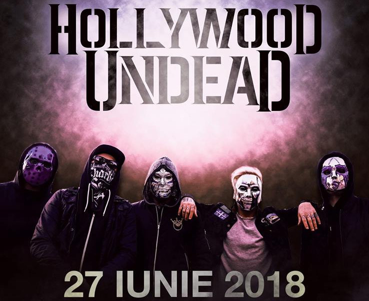 Trupa de rap metal HOLLYWOD UNDEAD va concerta în premieră în România