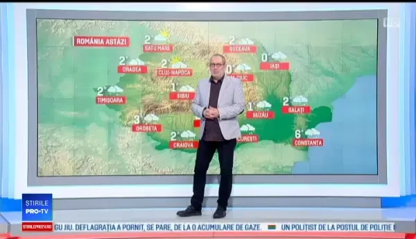 Temperaturi scăzute, ninsori și precipitații în toată țara. Vremea rea se menține și în următoarele zile