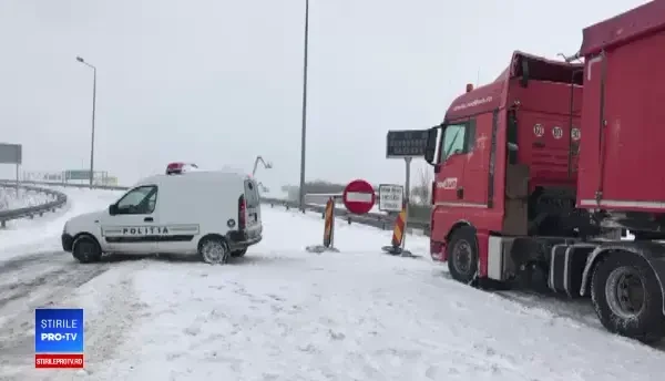 Circulația pe A2, închisă