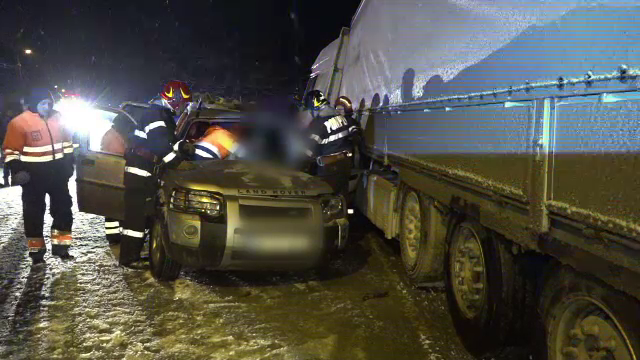 TIR derapat Botosani