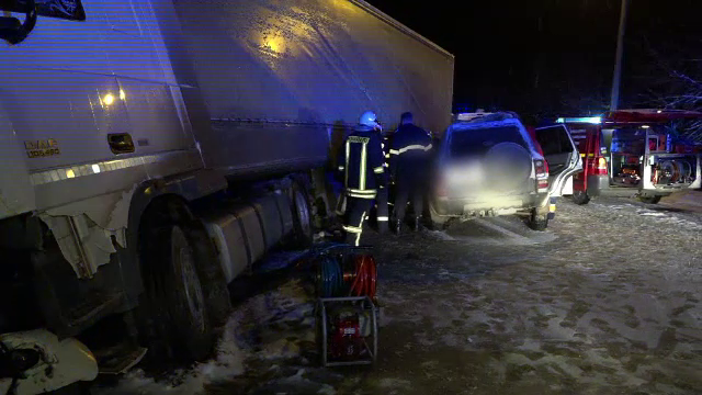 TIR derapat Botosani