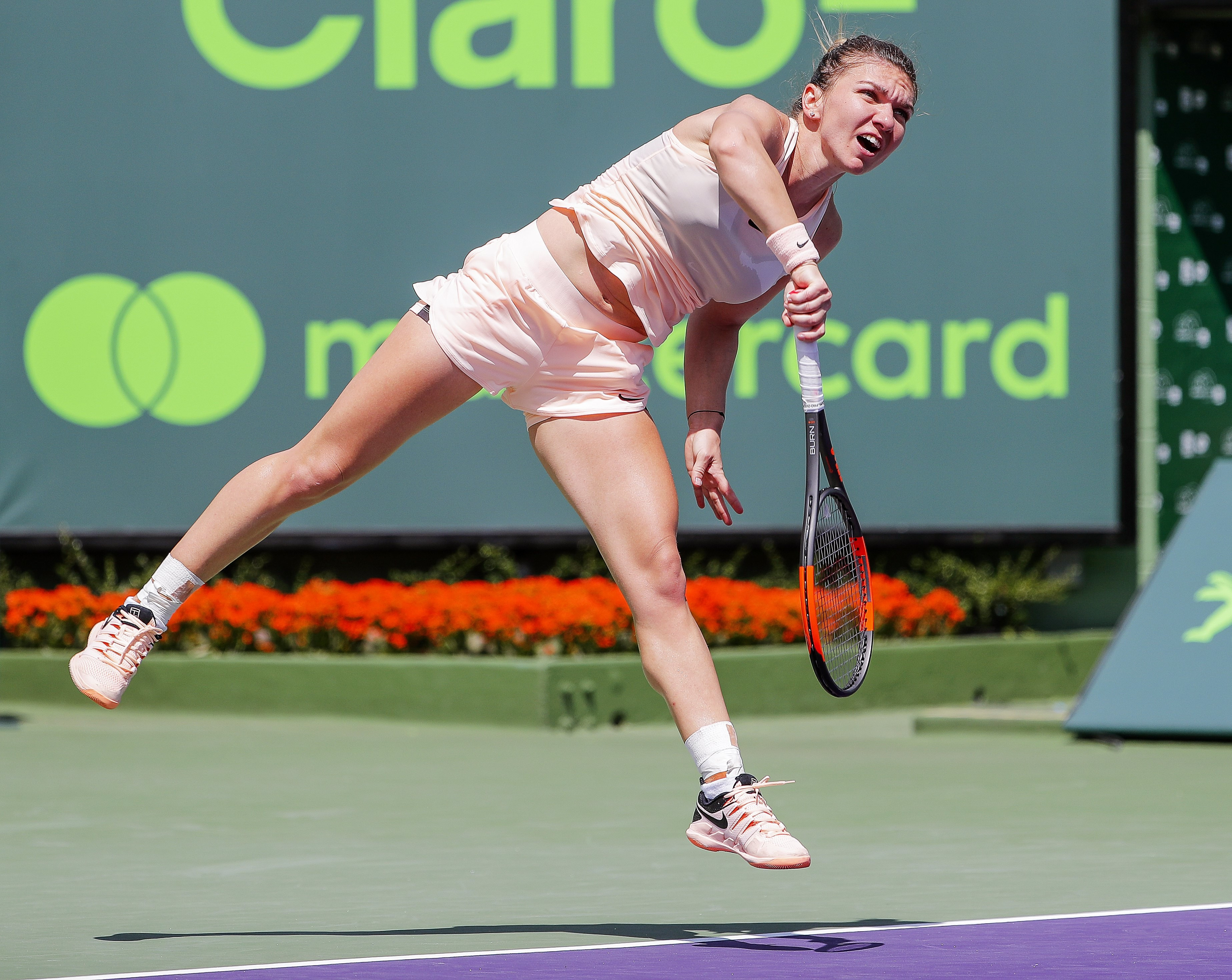 Halep şi Begu, învinse la proba de dublu în optimi la Miami