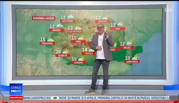 Vremea 29 martie 2018. Temperaturile cresc în continuare. Maxima va fi de 17 grade