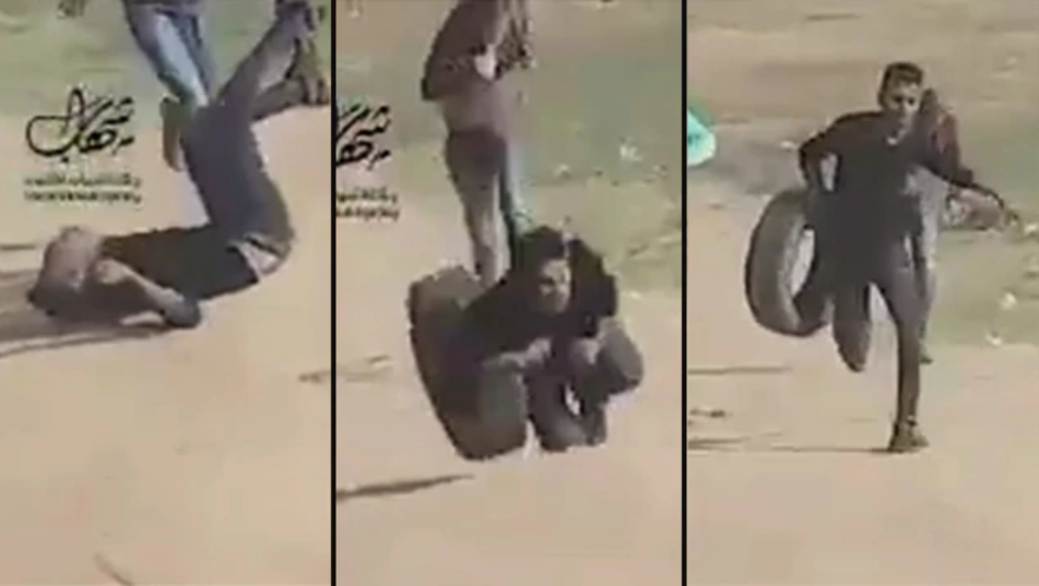 Moarte în Fâșia Gaza. Momentul în care un palestinian este împușcat în spate. VIDEO