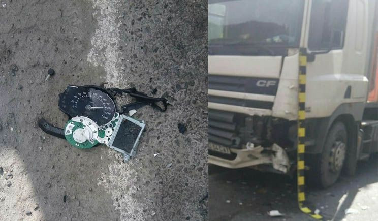 Accident mortal pe Valea Oltului. Un motociclist a intrat într-un TIR