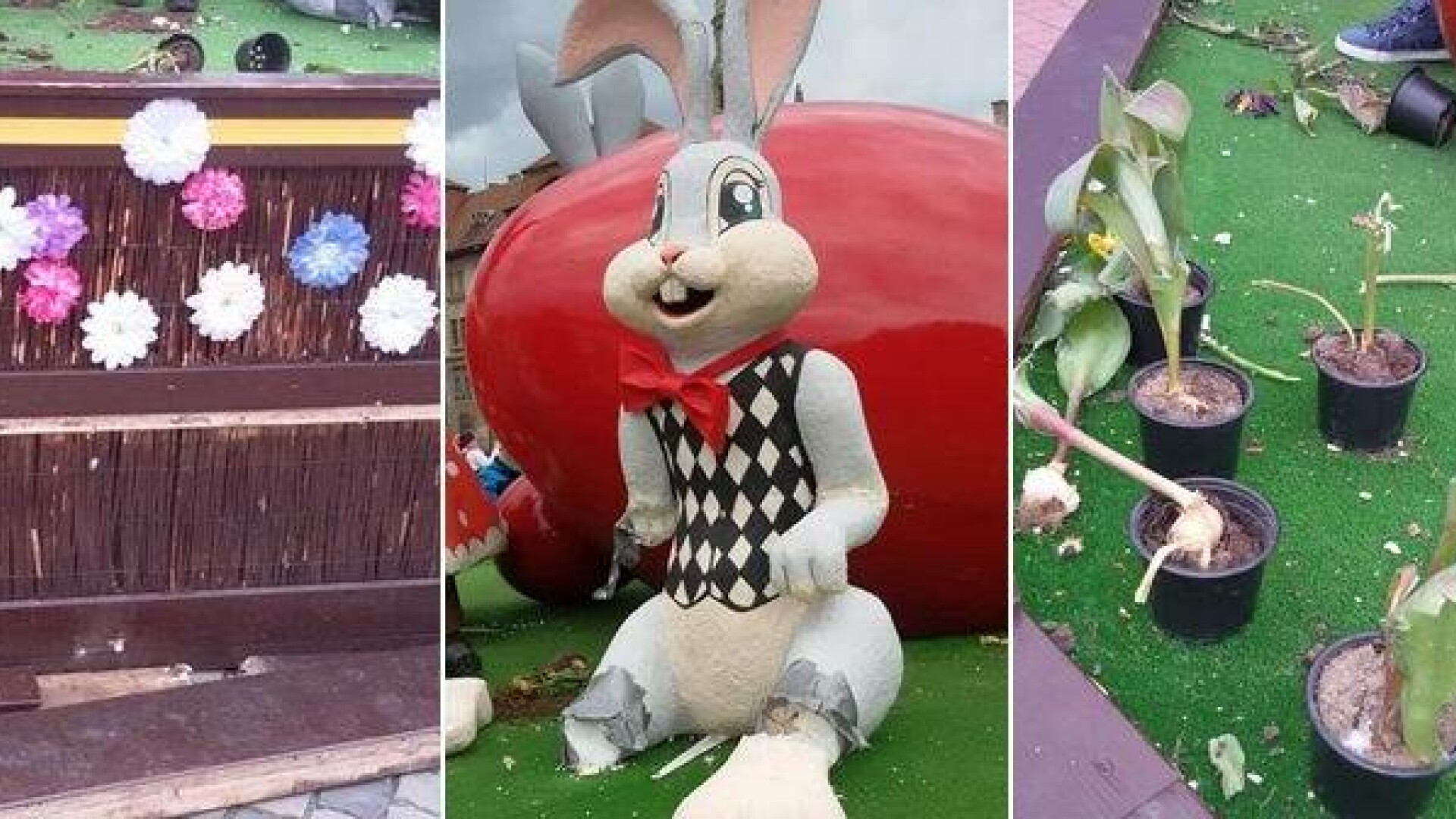 Ornamentele de Paște din Timișoara au fost distruse. Cum arătau la inaugurare