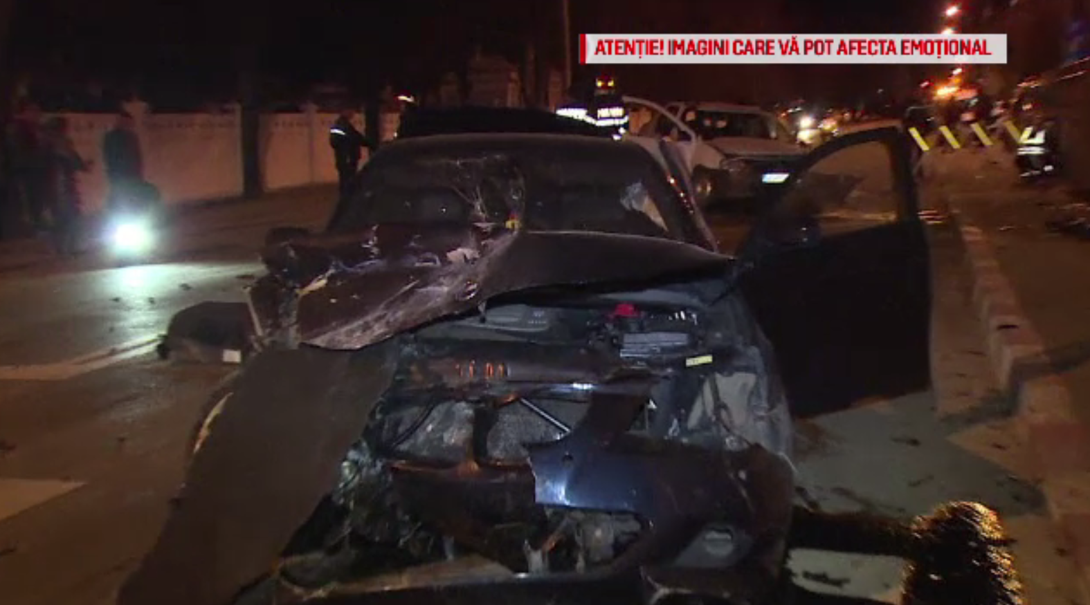 Accident grav provocat de un șofer fără permis la poarta cimitirului. O femeie a murit pe loc