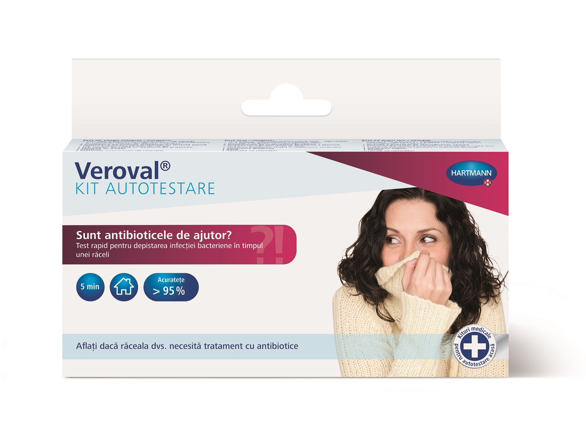 (P) Ești răcit? Află rapid, la tine acasă, dacă ai nevoie de antibiotice