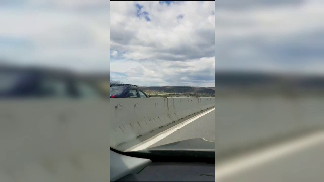 Amenda primită de șoferul filmat gonind pe contrasens, la Mioveni