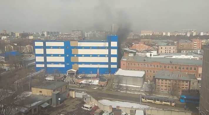Incendiu la un mall din Moscova. O persoană a murit. VIDEO