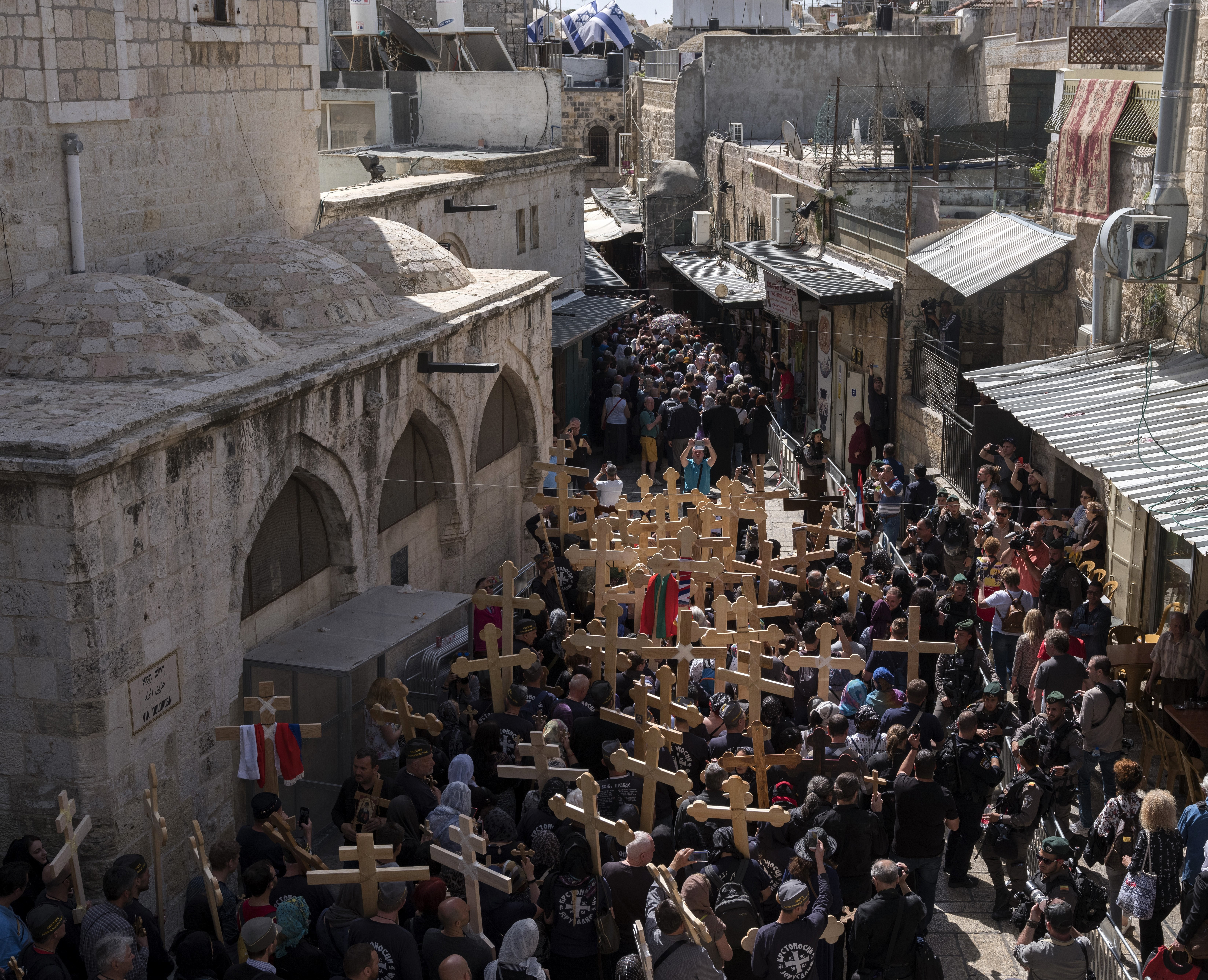 Procesiune în Ierusalim, înainte de Paște