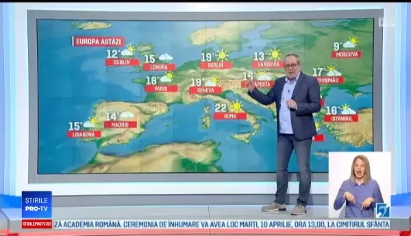 Cum va fi vremea în seara de Înviere și în prima zi de Paște