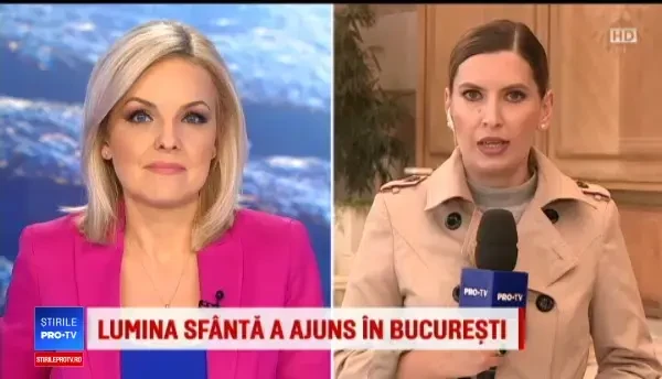 Lumina Sfântă de la Ierusalim a ajuns în România. Slujba de Înviere va fi LIVE pe www.stirileprotv.ro