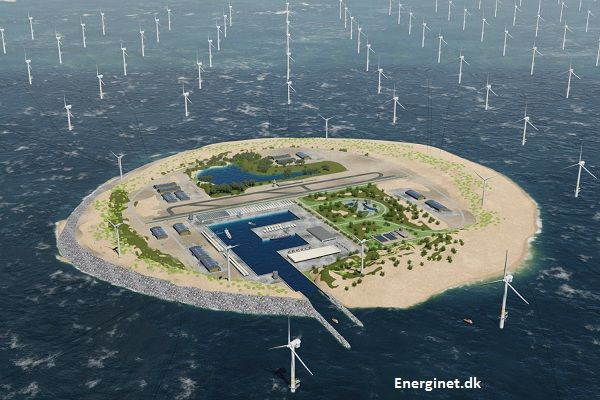 Proiectul SF al olandezilor: o “baterie” gigant în Marea Nordului, pe o insulă artificială