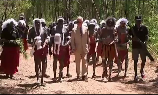 Prințul Charles a fost onorat printr-o ceremonie specială de aborigenii australieni