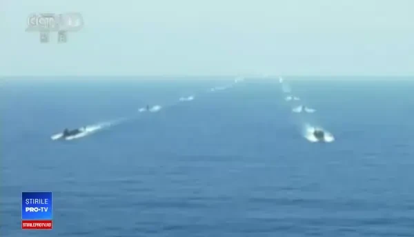 Imagini de la cea mai mare paradă navală din istoria Chinei. Mesajul lui Xi Jinping