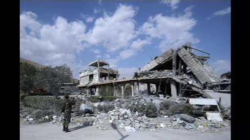 centru pentru arme chimice distrus in Siria