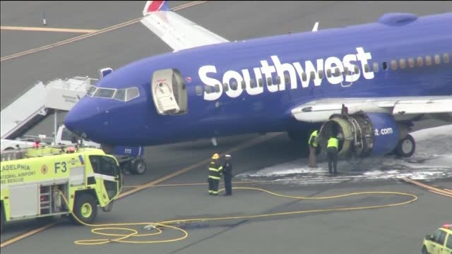 motor avion explodat