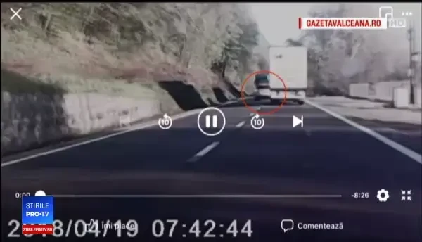 Motivul pentru care șoferii care s-au șicanat pe Valea Oltului nu pot fi sancționați