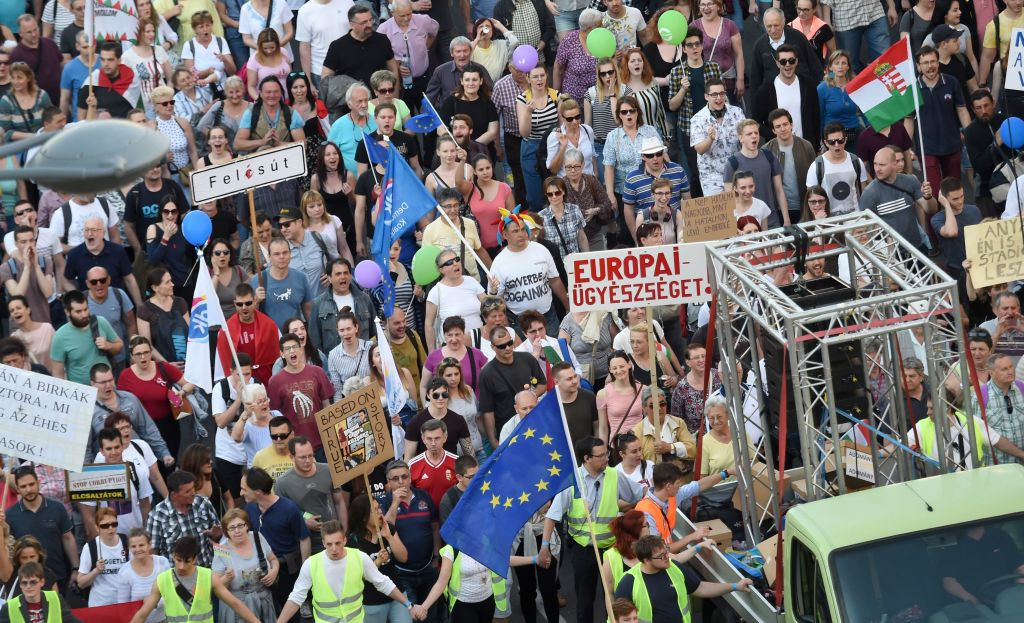 protest budapesta