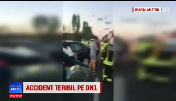 ANIMAȚIE GRAFICĂ. Manevra unui șofer de 20 de ani, care a băgat în spital 7 oameni