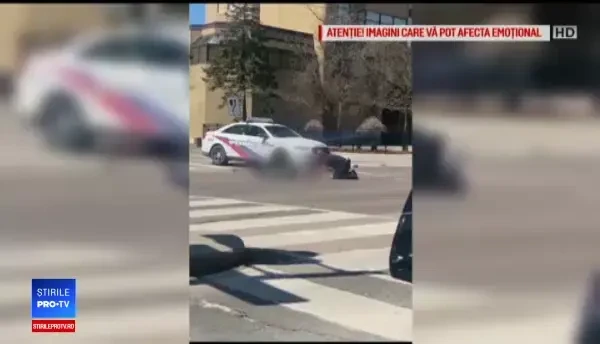 Prima imagine cu cel care ar fi ucis 10 oameni la Toronto. Martor: ”Doar la război vezi așa ceva”