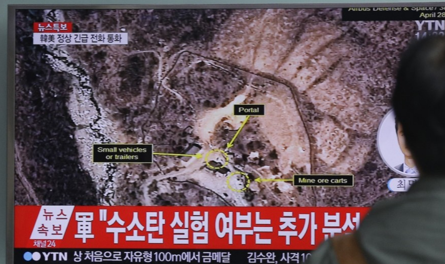 Poligonul de testare nucleară al Coreei de Nord s-ar fi prăbușit în urma ultimului exercițiu