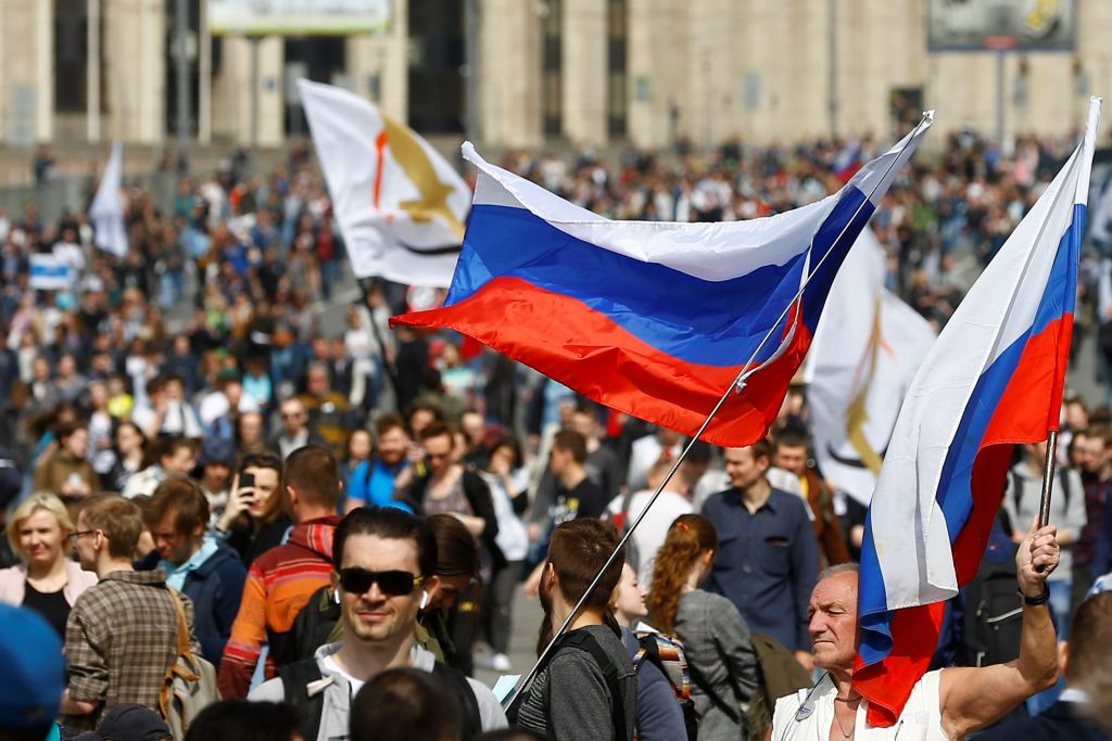 8.000 de ruși au manifestat, la Moscova, după blocarea serviciului de mesagerie Telegram